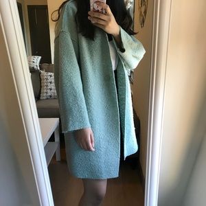 Mint color coat